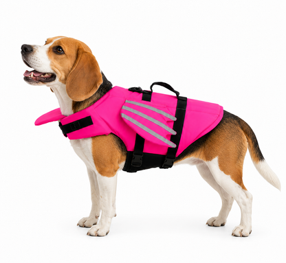 Schwimmweste für Hunde mit Kinnstütze