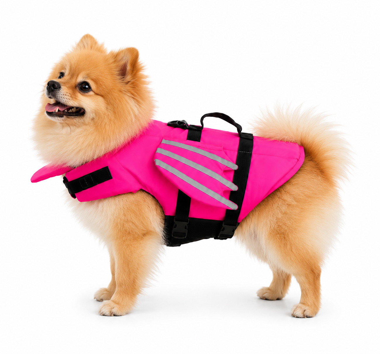 Schwimmweste für Hunde mit Kinnstütze
