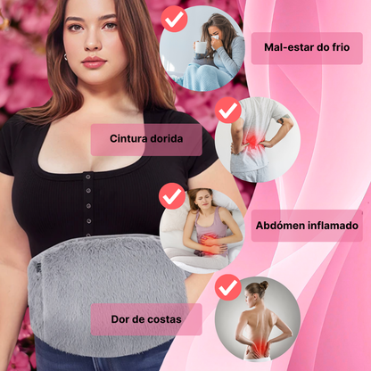 Cinto Térmico Portátil – Alívio de Cólicas e Dores